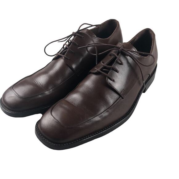 Mens Banana Republic Brown Leather dress shoes 9.5 main image 9